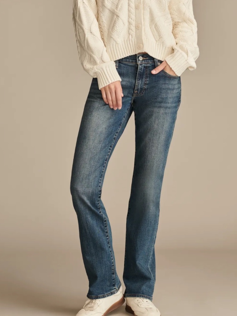 Lucky Brand Women's Boot-Cut Jeans in Blue Denim